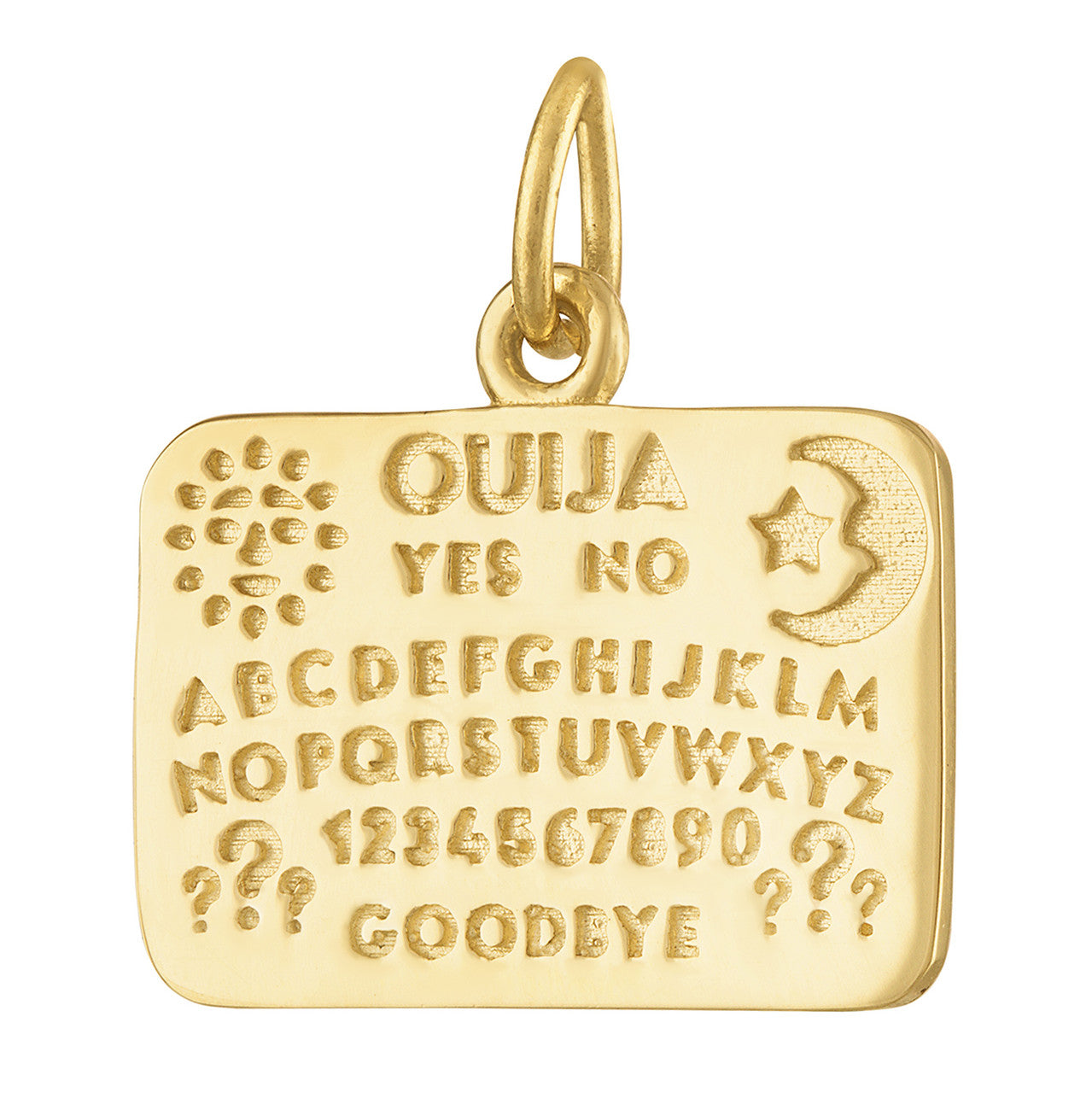 Vintage Ouija Board 14k Gold Charm